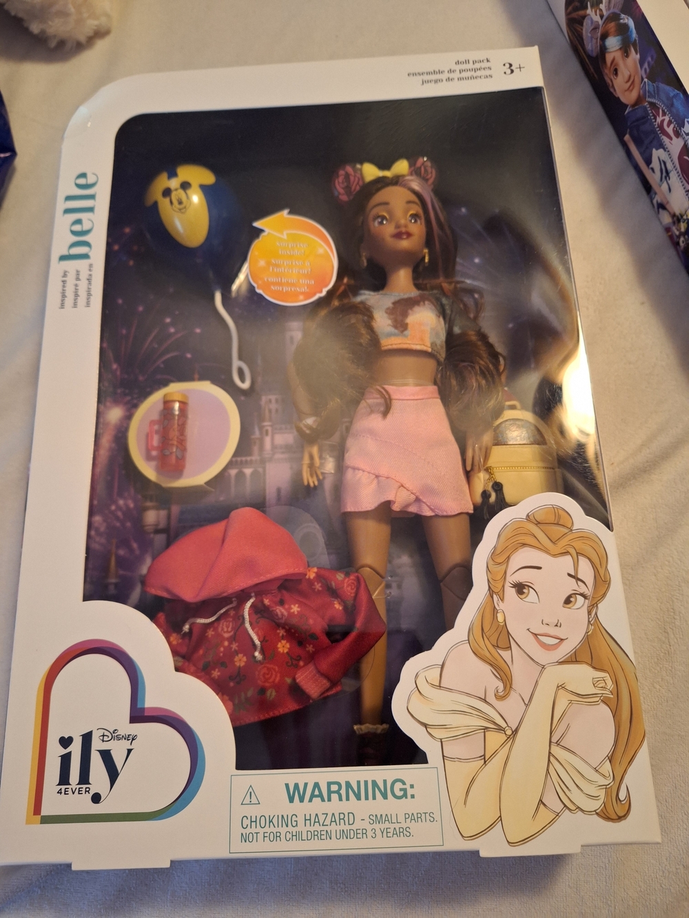 Disney Belle Doll in Pink and Yellow Outfit